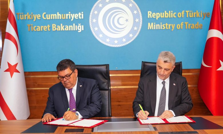 Berova ile TC Ticaret Bakanı Bolat protokol imzaladı