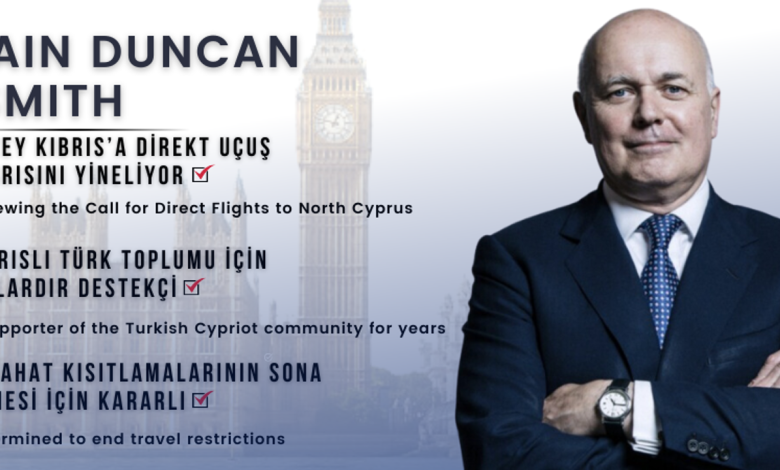 İngiltere’de iktidardaki Muhafazakar Parti Milletvekili Smith, KKTC’ye doğrudan uçuş çağrısını yineledi
