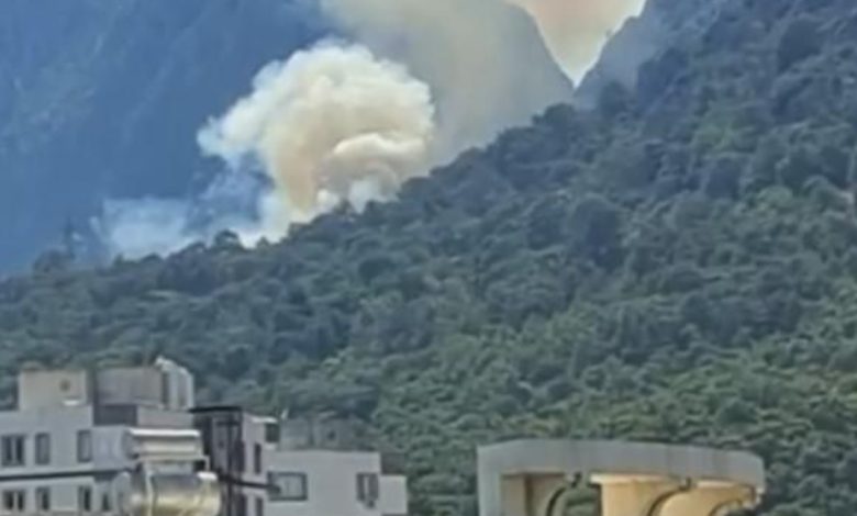 Antalya Sarısu'da orman yangını