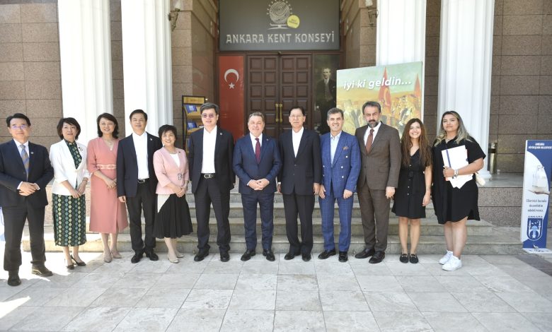 Çin heyeti, Ankara Kent Konseyi’nde