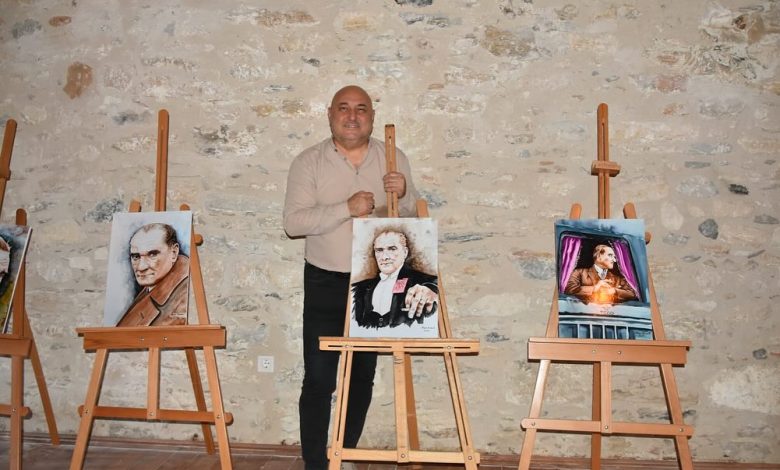 Sulu Boya Atatürk Resimleri Yatağan’da Sergilendi