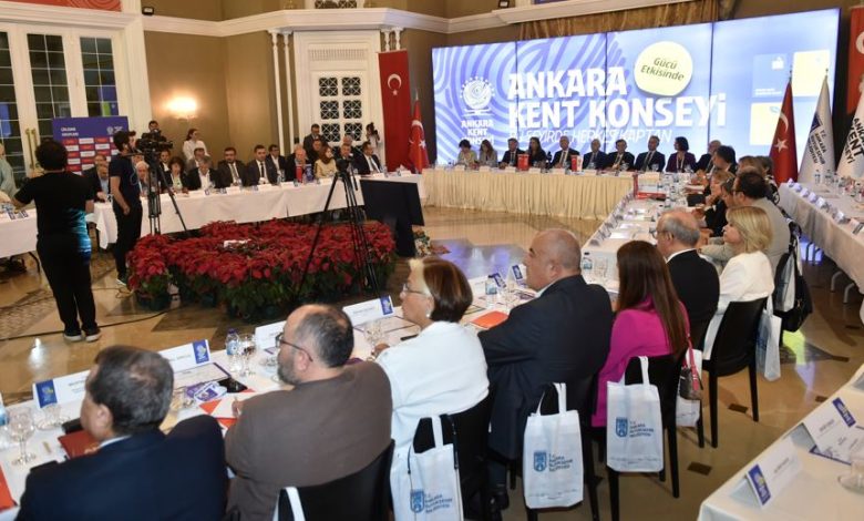 Ankara Kent Konseyi'nden bir ilk: AKK Yüksek İstişare Kurulu