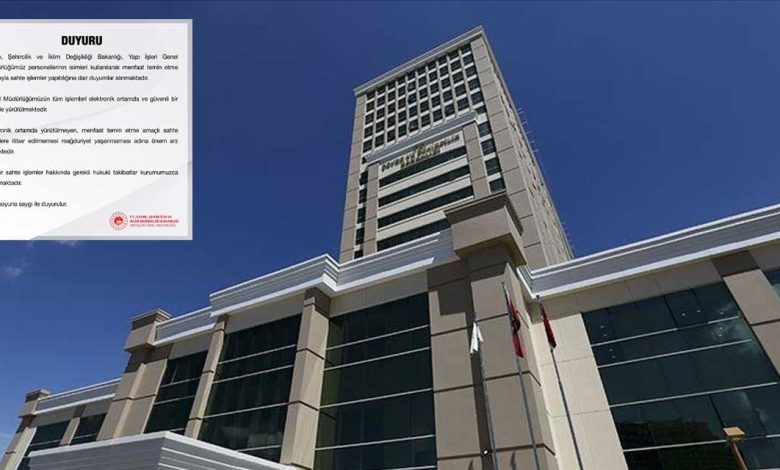 Çevre, Şehircilik ve İklim Değişikliği Bakanlığından 'Dolandırıcılık' uyarısı