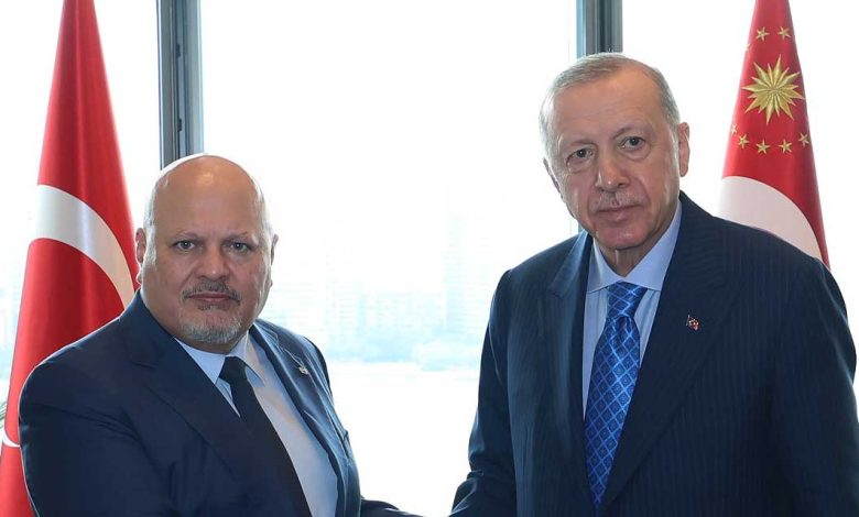 Cumhurbaşkanı Erdoğan, ABD'de Uluslararası Ceza Mahkemesi Başsavcısı Karim Khan'ı kabul etti