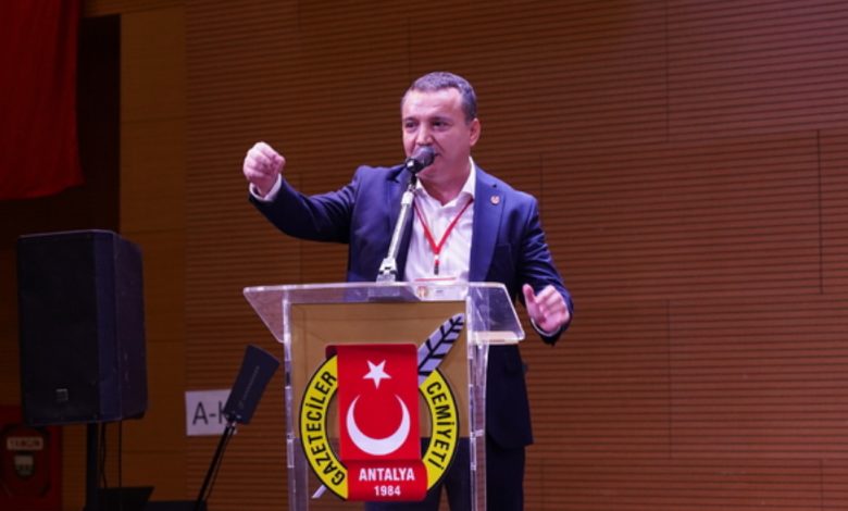 Antalya Gazeteciler Cemiyeti Başkanı İdris Taş'tan ikinci dönem mesajı