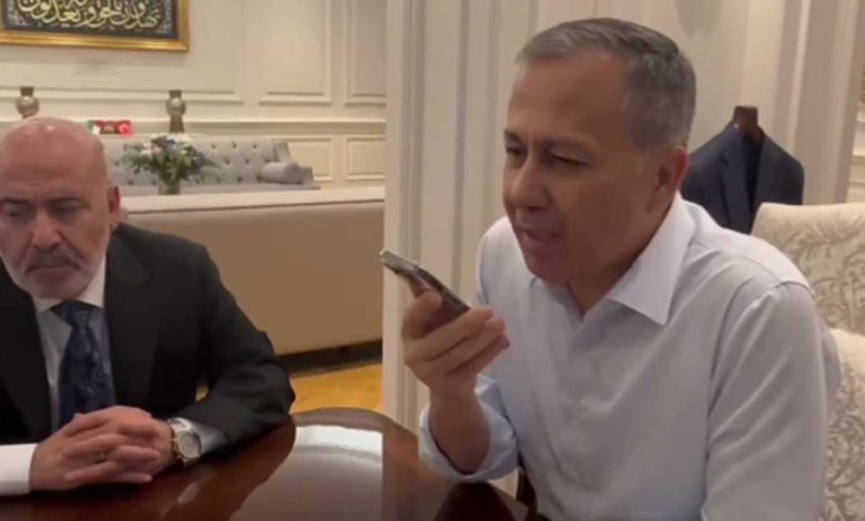 Bakan Yerlikaya aile ile görüştü