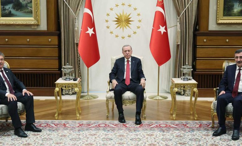 Cumhurbaşkanı Erdoğan, KKTC Başbakanı Ünal Üstel'i kabul etti