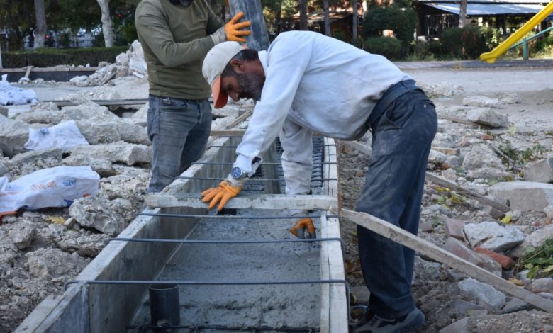 Eğirdir’de 5 adet futbol sahası çalışmaları başladı