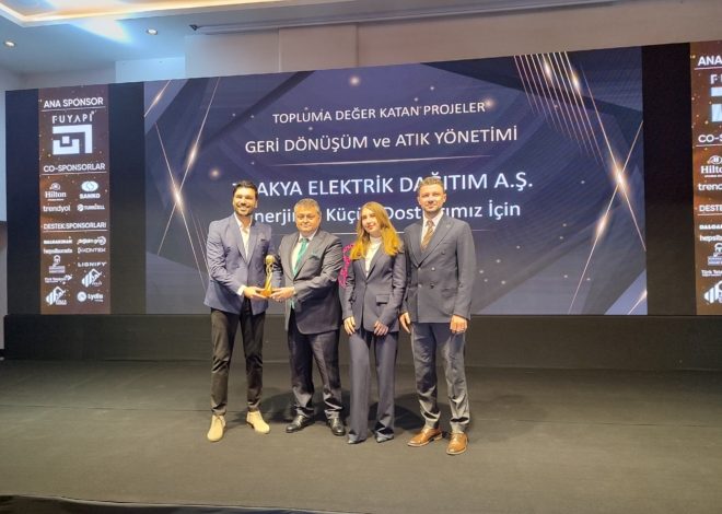 O proje TREDAŞ’a ödül getirdi