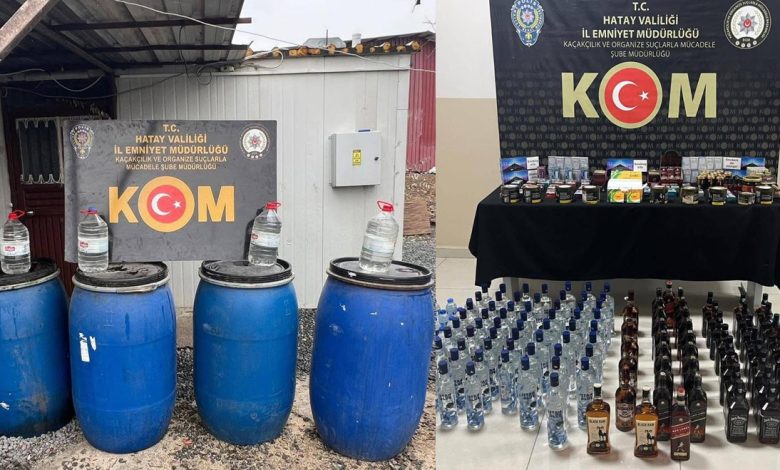 Hatay'da sahte alkol operasyonu - Birlik Haber Ajansı