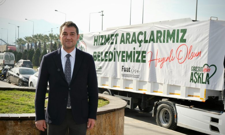 Giresun Belediyesi araç filosunu büyüttü - Birlik Haber Ajansı
