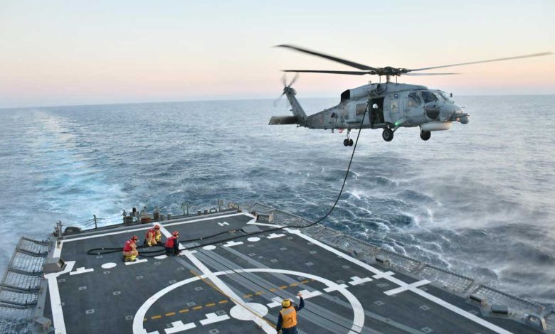 TCG Gelibolu, Libya açıklarında helikopterle yakıt ikmali yaptı - Birlik Haber Ajansı