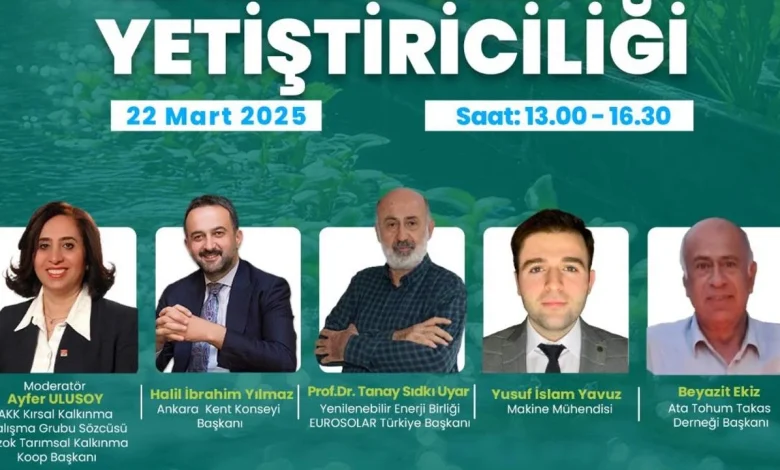 Ankara Kent Konseyi’nde Aquaponik Sistemler Paneli - Birlik Haber Ajansı