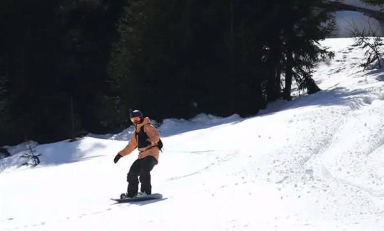 Giresun Kümbet Yaylası'nda kayak etkinliği - Birlik Haber Ajansı