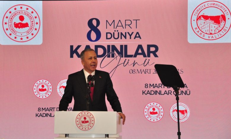 İçişleri Bakanı Yerlikaya, "Kadınlara kalkan el, tüm insanlığa kalkmış demektir" - Birlik Haber Ajansı