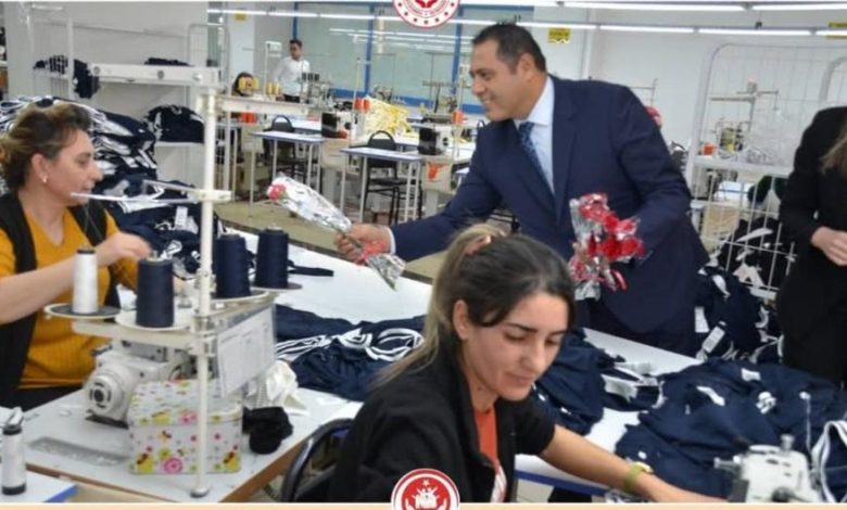 Kadınlar Günü'nde tekstil çalışanı kadınlar unutulmadı - Birlik Haber Ajansı