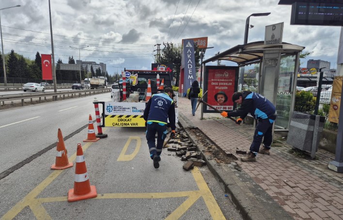 Kocaeli Büyükşehir’den yaya yollarına konforlu dokunuş - Birlik Haber Ajansı