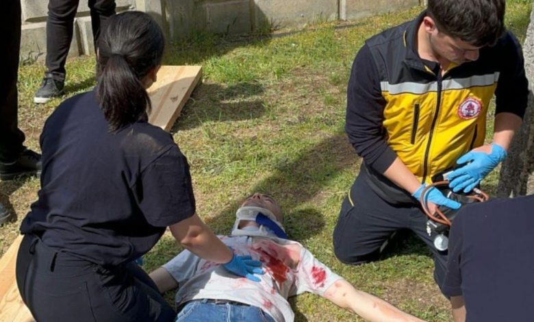 Paramedik öğrencileri, dakikalarla yarıştı - Birlik Haber Ajansı