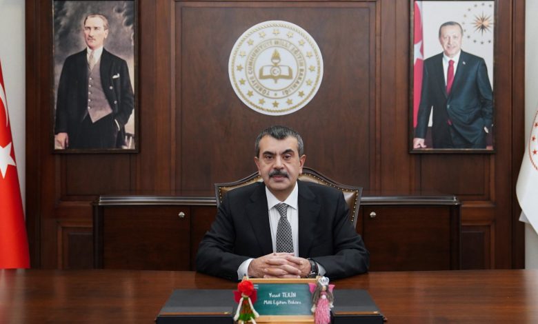 ANKARA/TEKHA Milli Eğitim Bakanı