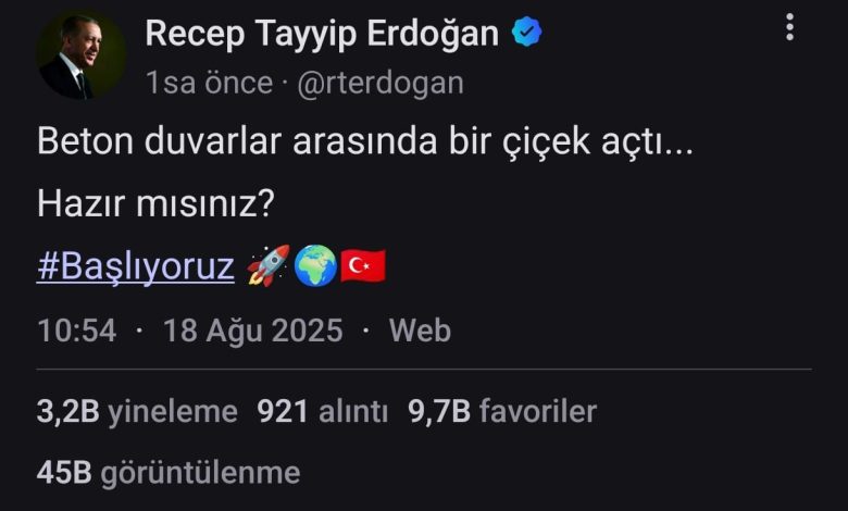 ANKARA / TEKHA Cumhurbaşkanı